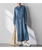 【メイソングレイ/MAYSON GREY】のデニムバンドカラーシャツワンピース 人気、トレンドファッション・服の通販 founy(ファニー) ファッション Fashion レディースファッション Fashion for Women ワンピース Dresses シャツワンピース / 1枚で着映えコーデ Shirt Dresses インナー Innerwear 春 Spring ストレート Straight, Straight Cut タンク Tank Top, Sleeveless Top デニム Denim, Jeans Material 長袖 Long Sleeve, Full Sleeve バランス Balance, Style Balance パターン Pattern, Design Print ポケット Pocket, Pocket Detail 無地 Plain, Solid Color ロング Long, Long-Length S/S・春夏 SS, Spring/Summer, Warm Season 夏 Summer 2026年 2026 thumbnail ブルー|ID: prp329100004898751 ipo3291000000036649379