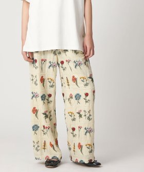 【シテン/CITEN】のCITEN ブロックフラワーシシュウイージーパンツ 人気、トレンドファッション・服の通販 founy(ファニー) ファッション Fashion レディースファッション Fashion for Women パンツ Pants & Trousers カットソー Cut and Sewn Top コンパクト Compact, Small Size シンプル Simple, Minimal トレンド Trend, Trending Now フィット Fit, Slim Fit フラワー Flower, Floral ブロック Block, Solid Block Pattern ベスト Vest, Waistcoat おすすめ Recommended / Our Picks |ID:prp329100004898757