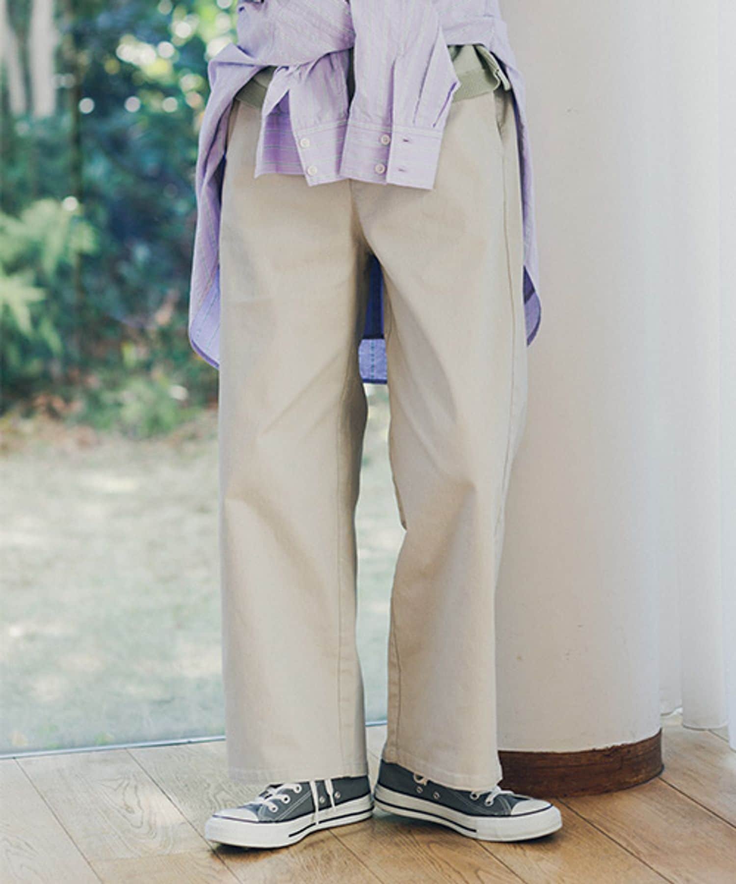 【スタディオ クリップ/studio CLIP】のスッキリストレートパンツ プチ・プラスサイズあり インテリア・キッズ・メンズ・レディースファッション・服の通販 founy(ファニー) 　ファッション　Fashion　レディースファッション　Fashion for Women　パンツ　Pants & Trousers　おすすめ　Recommended / Our Picks　サンダル　Sandals, Summer Shoes　ジャケット　Jacket, Outerwear　ストレッチ　Stretch, Stretchy Fabric　ストレート　Straight, Straight Cut　スニーカー　Sneakers, Trainers　ボトム　Bottoms, Lower Wear　グレージュ12|ID: prp329100004898767 ipo3291000000036649451