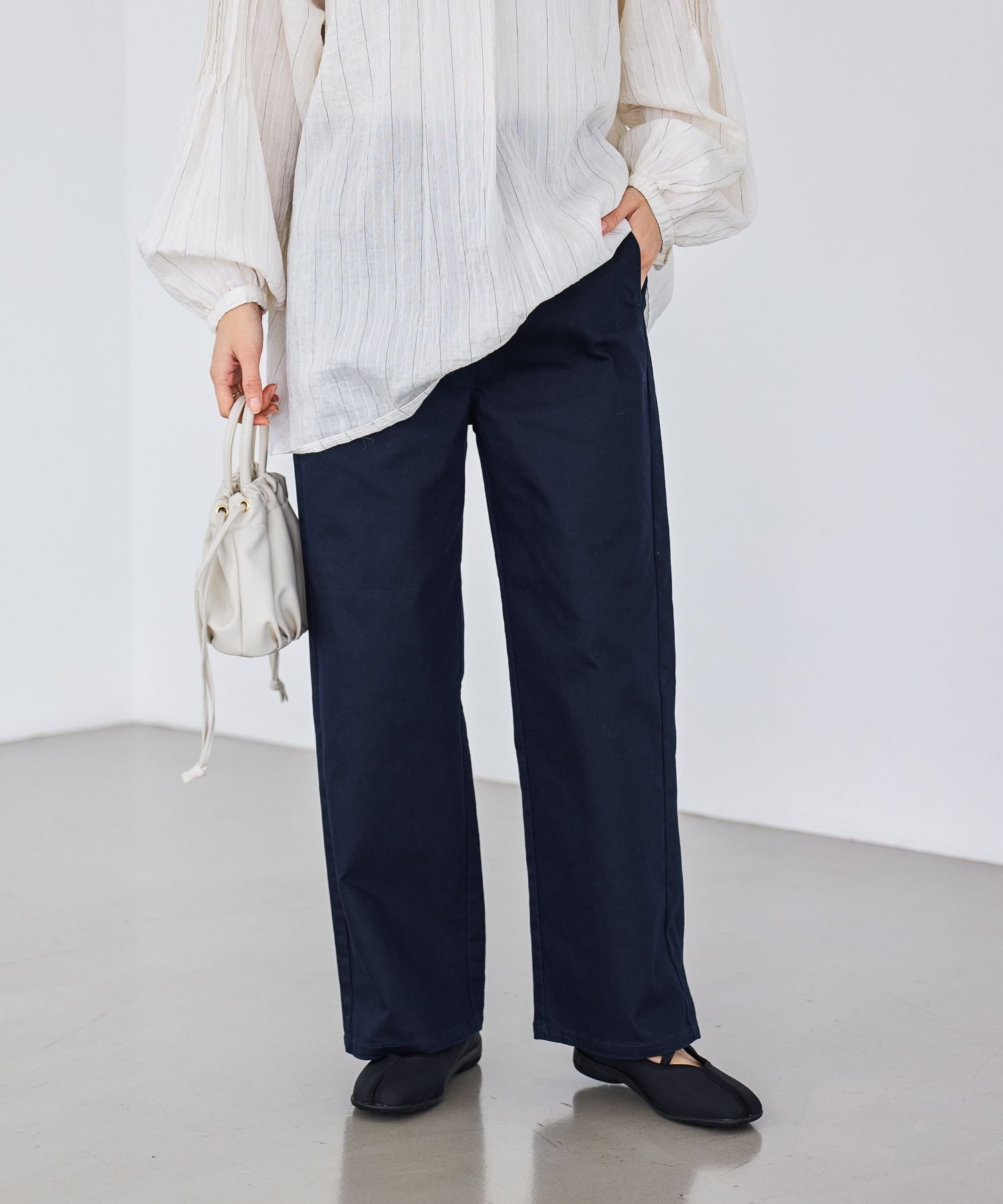 【スタディオ クリップ/studio CLIP】のスッキリストレートパンツ プチ・プラスサイズあり インテリア・キッズ・メンズ・レディースファッション・服の通販 founy(ファニー) 　ファッション　Fashion　レディースファッション　Fashion for Women　パンツ　Pants & Trousers　おすすめ　Recommended / Our Picks　サンダル　Sandals, Summer Shoes　ジャケット　Jacket, Outerwear　ストレッチ　Stretch, Stretchy Fabric　ストレート　Straight, Straight Cut　スニーカー　Sneakers, Trainers　ボトム　Bottoms, Lower Wear　ネイビー88|ID: prp329100004898767 ipo3291000000036649453