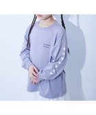 【デビロック/devirock / KIDS】の綿100% デビラボ ガールズ BIGシルエットプリント袖リブ 長袖Tシャツ ロンT 25AW 人気、トレンドファッション・服の通販 founy(ファニー) ファッション Fashion キッズファッション Fashion for Kids トレンド Trend, Trending Now 長袖 Long Sleeve, Full Sleeve プリント Print, Printed Pattern おすすめ Recommended / Our Picks 2025年 2025 2025-2026秋冬・A/W Autumn/Winter 2025–26 AW25–26 thumbnail 002-袖ハート-Gブルー|ID: prp329100004899997 ipo3291000000036662314