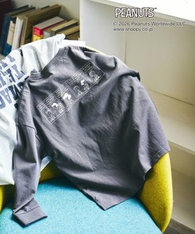 【グローバルワーク/GLOBAL WORK / KIDS】のPEANUTS/ヘビロッTEEプリント長袖T/キッズ/633928 人気、トレンドファッション・服の通販 founy(ファニー) ファッション Fashion キッズファッション Fashion for Kids プリント Print, Printed Pattern 長袖 Long Sleeve, Full Sleeve |ID:prp329100004900024