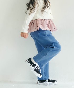 【エフオー オンラインストア/F.O.Online Store / KIDS】のハートポケットきゅんパンツ 人気、トレンドファッション・服の通販 founy(ファニー) ファッション Fashion キッズファッション Fashion for Kids ボトムス Bottoms ポケット Pocket, Pocket Detail |ID:prp329100004900028