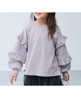 【デビロック/devirock / KIDS】のえらべるフリルアソート ガールズ 長袖Tシャツ ロンT トップス 25AW 人気、トレンドファッション・服の通販 founy(ファニー) ファッション Fashion キッズファッション Fashion for Kids トップス・カットソー Cut & Sew Tops デニム Denim, Jeans Material 長袖 Long Sleeve, Full Sleeve フリル Frill, Ruffle おすすめ Recommended / Our Picks 2025年 2025 2025-2026秋冬・A/W Autumn/Winter 2025–26 AW25–26 |ID:prp329100004900046