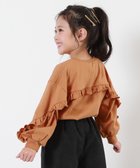 【デビロック/devirock / KIDS】のえらべるフリルアソート ガールズ 長袖Tシャツ ロンT トップス 25AW 人気、トレンドファッション・服の通販 founy(ファニー) ファッション Fashion キッズファッション Fashion for Kids トップス・カットソー Cut & Sew Tops デニム Denim, Jeans Material 長袖 Long Sleeve, Full Sleeve フリル Frill, Ruffle おすすめ Recommended / Our Picks 2025年 2025 2025-2026秋冬・A/W Autumn/Winter 2025–26 AW25–26 thumbnail 003-バックフリル-パンプキン|ID: prp329100004900046 ipo3291000000036662752
