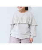 【デビロック/devirock / KIDS】のえらべるフリルアソート ガールズ 長袖Tシャツ ロンT トップス 25AW 人気、トレンドファッション・服の通販 founy(ファニー) ファッション Fashion キッズファッション Fashion for Kids トップス・カットソー Cut & Sew Tops デニム Denim, Jeans Material 長袖 Long Sleeve, Full Sleeve フリル Frill, Ruffle おすすめ Recommended / Our Picks 2025年 2025 2025-2026秋冬・A/W Autumn/Winter 2025–26 AW25–26 thumbnail 021-前フリル-オートミール|ID: prp329100004900046 ipo3291000000036662756