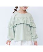 【デビロック/devirock / KIDS】のえらべるフリルアソート ガールズ 長袖Tシャツ ロンT トップス 25AW 人気、トレンドファッション・服の通販 founy(ファニー) ファッション Fashion キッズファッション Fashion for Kids トップス・カットソー Cut & Sew Tops デニム Denim, Jeans Material 長袖 Long Sleeve, Full Sleeve フリル Frill, Ruffle おすすめ Recommended / Our Picks 2025年 2025 2025-2026秋冬・A/W Autumn/Winter 2025–26 AW25–26 thumbnail 022-前フリル-Gグリーン|ID: prp329100004900046 ipo3291000000036662758