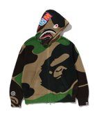 【ア ベイシング エイプ/A BATHING APE】のABC CAMO CROCHET SHARK RELAXED FIT FULL ZIP HOODIE 人気、トレンドファッション・服の通販 founy(ファニー) ファッション Fashion レディースファッション Fashion for Women クロシェ Crochet, Knitted Lace コレクション Collection, Seasonal Line シアー Sheer, See-Through パターン Pattern, Design Print モチーフ Motif, Design Theme 人気 Popular, Best Seller thumbnail GREEN|ID: prp329100004900120 ipo3291000000036663328