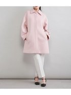 【ミラオーウェン/Mila Owen】のステンカラーAラインポンチコート 人気、トレンドファッション・服の通販 founy(ファニー) ファッション Fashion レディースファッション Fashion for Women アウター Coat / Outerwear Collection コート・ロングコート・ピーコート Long Coats, Peacoats & More 春 Spring スマート Smart, Elegant ダブル Double, Double-Breasted トレンド Trend, Trending Now なめらか Smooth, Silky Texture フロント Front, Front Design リュクス Luxury, Elegant, High-End, Chic エレガント 上品 Elegant thumbnail PNK[066]|ID: prp329100004900160 ipo3291000000036663625