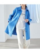 【ミラオーウェン/Mila Owen】のステンカラーAラインポンチコート 人気、トレンドファッション・服の通販 founy(ファニー) ファッション Fashion レディースファッション Fashion for Women アウター Coat / Outerwear Collection コート・ロングコート・ピーコート Long Coats, Peacoats & More 春 Spring スマート Smart, Elegant ダブル Double, Double-Breasted トレンド Trend, Trending Now なめらか Smooth, Silky Texture フロント Front, Front Design リュクス Luxury, Elegant, High-End, Chic エレガント 上品 Elegant thumbnail BLU[086]|ID: prp329100004900160 ipo3291000000036663627