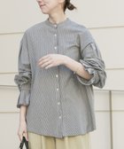 【アイテムズアーバンリサーチ/ITEMS URBAN RESEARCH】のバンドカラーソデタックカットソー 人気、トレンドファッション・服の通販 founy(ファニー) ファッション Fashion レディースファッション Fashion for Women トップス・カットソー Cut & Sew Tops カットソー・ベーシックTシャツ Cut-and-Sewn Tops / Stretch Tees & Basics 2026年 2026 カットソー Cut and Sewn Top シャーリング Shirring, Ruched 夏 Summer S/S・春夏 SS, Spring/Summer, Warm Season thumbnail ストライプ|ID: prp329100004900262 ipo3291000000036664477