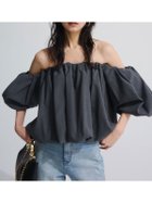 【アニュアンス/anuans】のボリュームバルーンブラウス 人気、トレンドファッション・服の通販 founy(ファニー) ファッション Fashion レディースファッション Fashion for Women トップス・カットソー Cut & Sew Tops シャツ・ブラウス・オフィスカジュアル Elegant Blouses & Button-Ups ギャザー Gathered, Ruffled コンパクト Compact, Small Size デニム Denim, Jeans Material ドレープ Drape, Draping Fabric バランス Balance, Style Balance バルーン Balloon, Balloon Silhouette フィット Fit, Slim Fit フォルム Silhouette, Form 夏 Summer thumbnail GREY|ID: prp329100004900271 ipo3291000000036664545