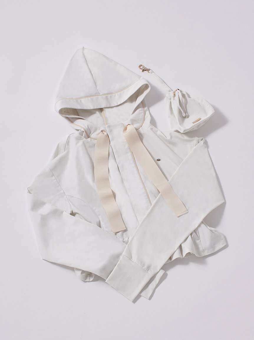 【スナイデル/SNIDEL】の【LUMISHADE】UVポケッタブルパーカー インテリア・キッズ・メンズ・レディースファッション・服の通販 founy(ファニー) 　ファッション　Fashion　レディースファッション　Fashion for Women　トップス・カットソー　Cut & Sew Tops　レディースパーカー・カジュアルフーディー　Casual Hoodies & Sweatshirts　ウェーブ　Wavy Pattern　コンパクト　Compact, Small Size　ストレート　Straight, Straight Cut　スマート　Smart, Elegant　ダブル　Double, Double-Breasted　ダメージ　Distressed, Destroyed　ブロック　Block, Solid Block Pattern　ペプラム　Peplum, Flared Hem　ポーチ　Pouch, Small Case　ラップ　Wrap, Wrap Design　おすすめ　Recommended / Our Picks　旅行　Travel　IVR[003]|ID: prp329100004900284 ipo3291000000036664666