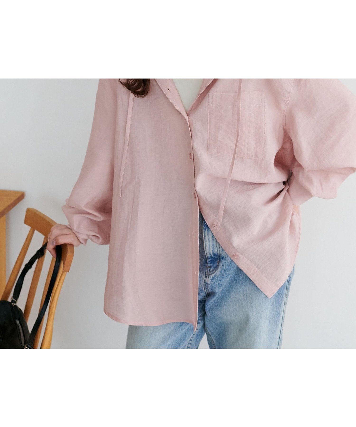 【ディスコート/Discoat】の【トレンド】シアーアソートフードシャツ《WEB限定カラーあり》 インテリア・キッズ・メンズ・レディースファッション・服の通販 founy(ファニー) 　ファッション　Fashion　レディースファッション　Fashion for Women　トップス・カットソー　Cut & Sew Tops　シャツ・ブラウス・オフィスカジュアル　Elegant Blouses & Button-Ups　おすすめ　Recommended / Our Picks　キャミソール　Camisole, Spaghetti Strap Top　キャミワンピース　Cami Dress, Slip Dress　シアー　Sheer, See-Through　ジャケット　Jacket, Outerwear　スリット　Slit, Slit Detail　デニム　Denim, Jeans Material　トレンド　Trend, Trending Now　ラウンド　Round, Round Neck　夏　Summer　春　Spring　羽織　Haori, Light Jacket　ピンク|ID: prp329100004900315 ipo3291000000036665056