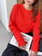 【ディスコート/Discoat】の【20色展開/インナー使いにも◎】ワッフルボーダー長袖Tシャツ《WEB限定》 人気、トレンドファッション・服の通販 founy(ファニー) ファッション Fashion レディースファッション Fashion for Women トップス・カットソー Cut & Sew Tops シャツ・ブラウス・オフィスカジュアル Elegant Blouses & Button-Ups ロングTシャツ・Tシャツ Longline T-Shirts & Tees インナー Innerwear シンプル Simple, Minimal とろみ Fluid, Flowy Fabric 長袖 Long Sleeve, Full Sleeve バランス Balance, Style Balance ボトム Bottoms, Lower Wear ボーダー Border, Stripe リラックス Relax, Relaxed Fit ワッフル Waffle, Waffle Knit おすすめ Recommended / Our Picks thumbnail オレンジ|ID: prp329100004900334 ipo3291000000036665393