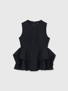 【アニュアンス/anuans】のオブジェクトフレアトップス 人気、トレンドファッション・服の通販 founy(ファニー) ファッション Fashion レディースファッション Fashion for Women トップス・カットソー Cut & Sew Tops コンパクト Compact, Small Size セットアップ Set-Up, Coordinated Outfit トリプル Triple, Three Layers ドレープ Drape, Draping Fabric パターン Pattern, Design Print フォルム Silhouette, Form フリル Frill, Ruffle ペプラム Peplum, Flared Hem thumbnail NAVY|ID: prp329100004900344 ipo3291000000036665586