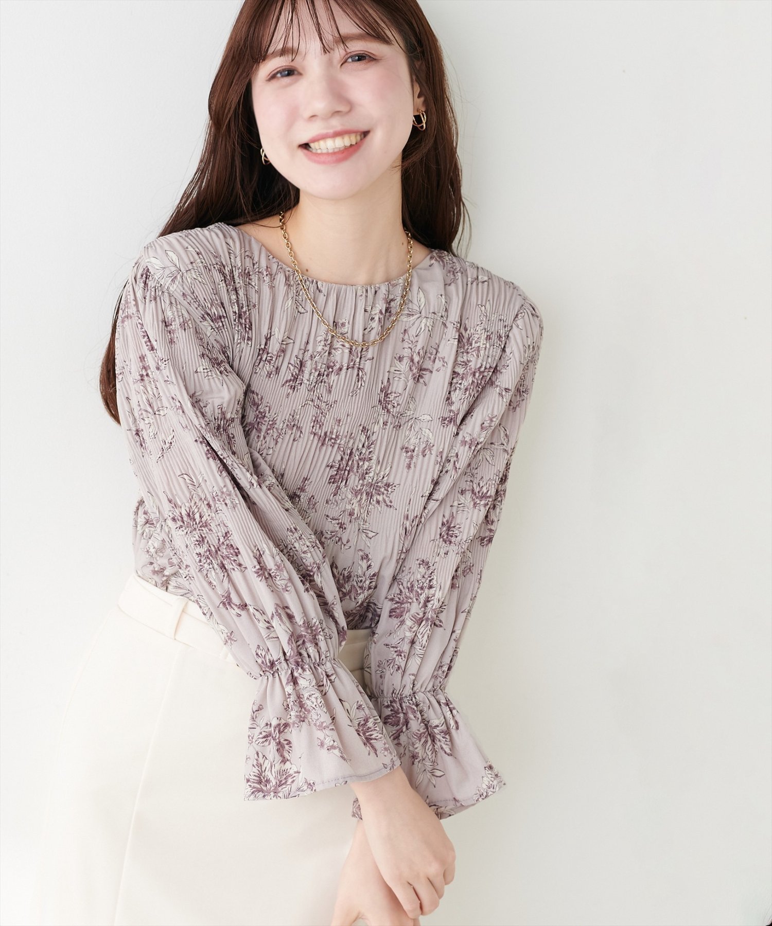 【ナチュラルクチュール/natural couture】のマジョリカプリーツブラウス インテリア・キッズ・メンズ・レディースファッション・服の通販 founy(ファニー) 　ファッション　Fashion　レディースファッション　Fashion for Women　トップス・カットソー　Cut & Sew Tops　シャツ・ブラウス・オフィスカジュアル　Elegant Blouses & Button-Ups　インナー　Innerwear　キャミワンピース　Cami Dress, Slip Dress　シアー　Sheer, See-Through　シンプル　Simple, Minimal　フェミニン　Feminine, Girly　プリーツ　Pleats, Pleated　再入荷　Restock / Back in Stock　2026年　2026　その他1|ID: prp329100004900358 ipo3291000000036665834