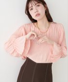 【ナチュラルクチュール/natural couture】のマジョリカプリーツブラウス 人気、トレンドファッション・服の通販 founy(ファニー) ファッション Fashion レディースファッション Fashion for Women トップス・カットソー Cut & Sew Tops シャツ・ブラウス・オフィスカジュアル Elegant Blouses & Button-Ups インナー Innerwear キャミワンピース Cami Dress, Slip Dress シアー Sheer, See-Through シンプル Simple, Minimal フェミニン Feminine, Girly プリーツ Pleats, Pleated 再入荷 Restock / Back in Stock 2026年 2026 thumbnail ピンク系その他|ID: prp329100004900358 ipo3291000000036665846