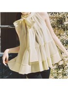 【リリーブラウン/Lily Brown】の【WEB限定カラー】アメスリティアードブラウス 人気、トレンドファッション・服の通販 founy(ファニー) ファッション Fashion レディースファッション Fashion for Women トップス・カットソー Cut & Sew Tops シャツ・ブラウス・オフィスカジュアル Elegant Blouses & Button-Ups エアリー Airy Texture スマート Smart, Elegant デニム Denim, Jeans Material バランス Balance, Style Balance エレガント 上品 Elegant thumbnail YEL[032]|ID: prp329100004900427 ipo3291000000036666948