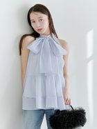 【リリーブラウン/Lily Brown】の【WEB限定カラー】アメスリティアードブラウス 人気、トレンドファッション・服の通販 founy(ファニー) ファッション Fashion レディースファッション Fashion for Women トップス・カットソー Cut & Sew Tops シャツ・ブラウス・オフィスカジュアル Elegant Blouses & Button-Ups エアリー Airy Texture スマート Smart, Elegant デニム Denim, Jeans Material バランス Balance, Style Balance エレガント 上品 Elegant thumbnail LBLU[081]|ID: prp329100004900427 ipo3291000000036666953