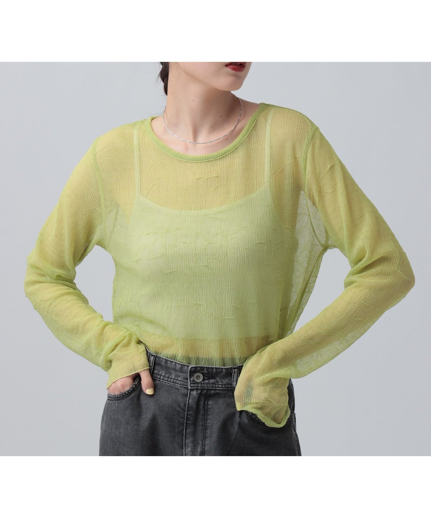 【レプシィム ローリーズファーム/LEPSIM LOWRYS FARM】のシアープリーツデザインプルオーバー 人気、トレンドファッション・服の通販 founy(ファニー) ファッション Fashion レディースファッション Fashion for Women トップス・カットソー Cut & Sew Tops カジュアルプルオーバー・ニットトップス Pullovers & Knit Tops / Casual Pullovers おすすめ Recommended / Our Picks インナー Innerwear キャミワンピース Cami Dress, Slip Dress ジャケット Jacket, Outerwear ベーシック Basic, Essential 半袖 Short Sleeve, Half Sleeve other-1|ID: prp329100004900438 ipo3291000000036667074