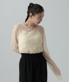 【レプシィム ローリーズファーム/LEPSIM LOWRYS FARM】のシアープリーツデザインプルオーバー 人気、トレンドファッション・服の通販 founy(ファニー) ファッション Fashion レディースファッション Fashion for Women トップス・カットソー Cut & Sew Tops カジュアルプルオーバー・ニットトップス Pullovers & Knit Tops / Casual Pullovers おすすめ Recommended / Our Picks インナー Innerwear キャミワンピース Cami Dress, Slip Dress ジャケット Jacket, Outerwear ベーシック Basic, Essential 半袖 Short Sleeve, Half Sleeve thumbnail ナチュラル08|ID: prp329100004900438 ipo3291000000036667078