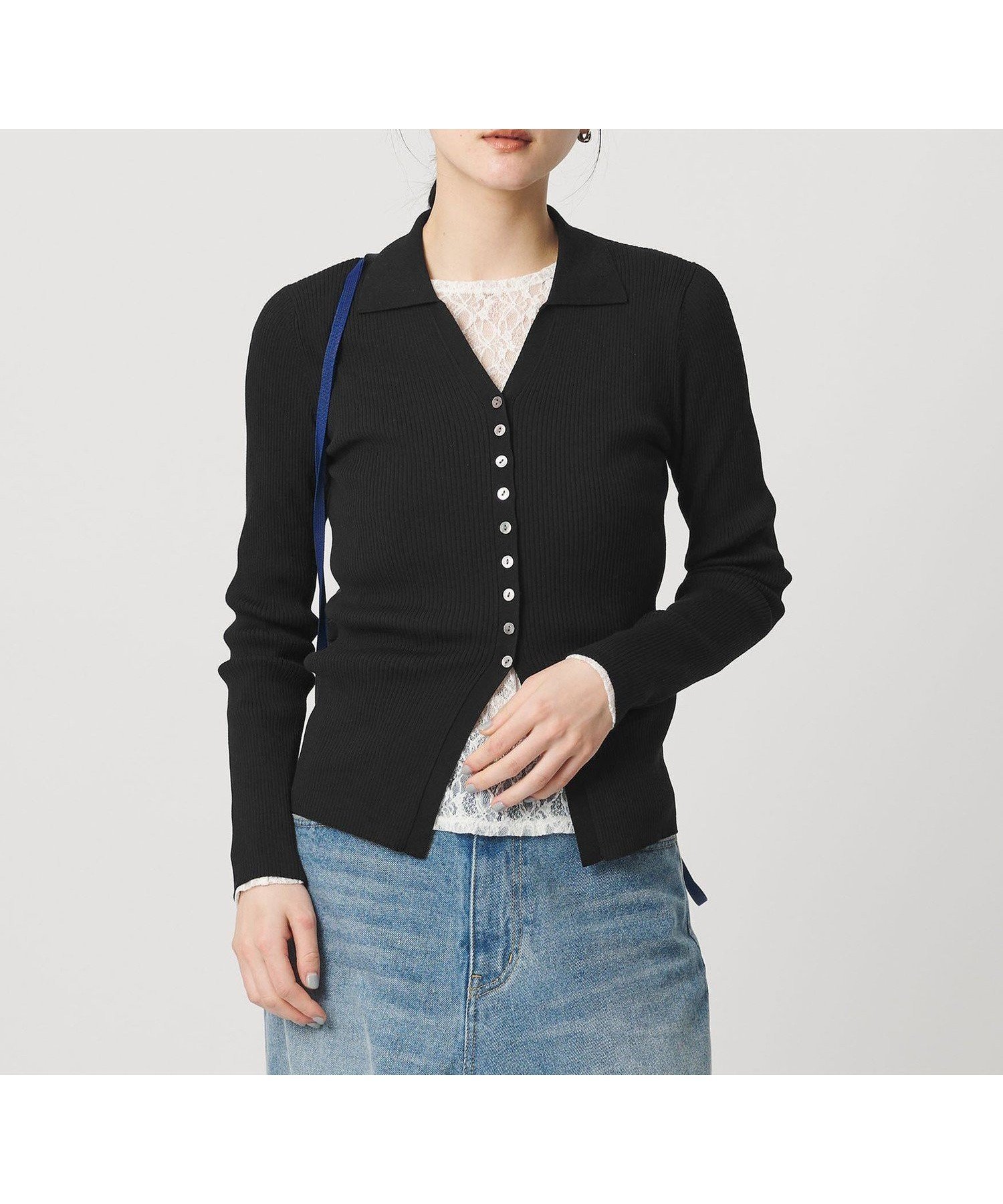 【ビューティ&ユース ユナイテッドアローズ/BEAUTY&YOUTH / UNITED ARROWS】のスキッパー リブニットカーディガン ウォッシャブル インテリア・キッズ・メンズ・レディースファッション・服の通販 founy(ファニー) ファッション Fashion レディースファッション Fashion for Women トップス・カットソー Cut & Sew Tops ニット Knit Tops & Sweaters カーディガン・羽織り Layered Style Cardigans ウォッシャブル Machine Washable カーディガン Cardigan, Knitwear コンパクト Compact, Small Size シルク Silk, 100% Silk スキッパー Skipper, Open Collar スラックス Slacks, Dress Pants デニム Denim, Jeans Material フィット Fit, Slim Fit ボトム Bottoms, Lower Wear おすすめ Recommended / Our Picks エレガント 上品 Elegant ビジネス 仕事 通勤 Business / Work / Commuting BLACK|ID: prp329100004900439 ipo3291000000036667107