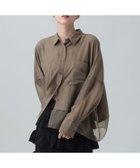 【レプシィム ローリーズファーム/LEPSIM LOWRYS FARM】の異素材ショートポンチョシャツ 人気、トレンドファッション・服の通販 founy(ファニー) ファッション Fashion レディースファッション Fashion for Women アウター Coat / Outerwear Collection ポンチョ・ケープコート Ponchos & Capes トップス・カットソー Cut & Sew Tops シャツ・ブラウス・オフィスカジュアル Elegant Blouses & Button-Ups シアー Sheer, See-Through ショート Short, Short Length トレンド Trend, Trending Now ドッキング Docking, Mixed Material ポンチョ Poncho, Cape Style メッシュ Mesh, Net Fabric レース Lace, Lace Fabric ワイド Wide, Wide Fit 今季 This Season, Current Season 定番 Standard, Basic Item thumbnail モカ54|ID: prp329100004900454 ipo3291000000036667333