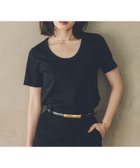 【アニュアンス/anuans】のシルクタッチコットンUネックT 人気、トレンドファッション・服の通販 founy(ファニー) ファッション Fashion レディースファッション Fashion for Women シルク Silk, 100% Silk シルケット Silket, Silky Cotton 定番 Standard, Basic Item プレート Plate, Dish ベーシック Basic, Essential 2024年 2024 2024春夏・S/S Spring/Summer 2024 SS24 エレガント 上品 Elegant thumbnail BLACK|ID: prp329100004900509 ipo3291000000036668078