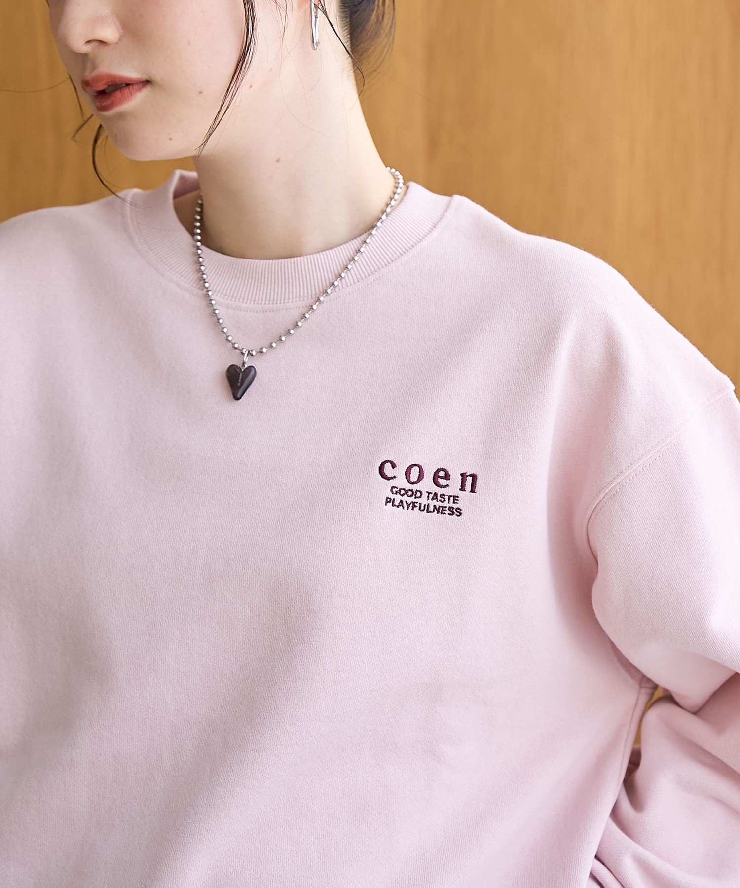 【コーエン/COEN】の【新色登場】COEN(コーエン)ロゴ刺繍 C/N裏毛スウェット 人気、トレンドファッション・服の通販 founy(ファニー) ファッション Fashion レディースファッション Fashion for Women トップス・カットソー Cut & Sew Tops レディースパーカー・カジュアルフーディー Casual Hoodies & Sweatshirts スウェット・クルーネックトップス Sweatshirts & Crewnecks / Relaxed Fit Sweat Tops イエロー Yellow コンパクト Compact, Small Size ショート Short, Short Length スウェット / スエット Sweatshirt, Sweatwear セットアップ Set-Up, Coordinated Outfit デニム Denim, Jeans Material ボトム Bottoms, Lower Wear ミックス Mix, Mixed Style other-1|ID: prp329100004900510 ipo3291000000036668104