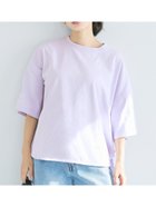 【コカ/COCA】のレギュラーオンス5分袖ビッグTシャツ 人気、トレンドファッション・服の通販 founy(ファニー) ファッション Fashion レディースファッション Fashion for Women トップス・カットソー Cut & Sew Tops シャツ・ブラウス・オフィスカジュアル Elegant Blouses & Button-Ups ロングTシャツ・Tシャツ Longline T-Shirts & Tees アウトドア Outdoor Clothing インナー Innerwear 春 Spring カットソー Cut and Sewn Top キャミワンピース Cami Dress, Slip Dress シンプル Simple, Minimal スリット Slit, Slit Detail デニム Denim, Jeans Material 定番 Standard, Basic Item パープル Purple, Violet ビッグ Big, Oversized ベスト Vest, Waistcoat ベーシック Basic, Essential ポケット Pocket, Pocket Detail 半袖 Short Sleeve, Half Sleeve 無地 Plain, Solid Color ラウンド Round, Round Neck ルーズ Loose, Oversized レギュラー Regular, Standard Fit ロング Long, Long-Length 夏 Summer 2026年 2026 thumbnail Purple|ID: prp329100004900517 ipo3291000000036668252