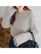 【ディスコート/Discoat】の【新色追加!/20色展開】リブメローフレアスリーブ《WEB限定》 アイボリー|ID: prp329100004900524 ipo3291000000036668412