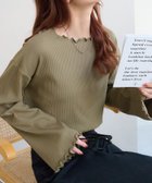 【ディスコート/Discoat】の【新色追加!/20色展開】リブメローフレアスリーブ《WEB限定》 グレージュ|ID: prp329100004900524 ipo3291000000036668418