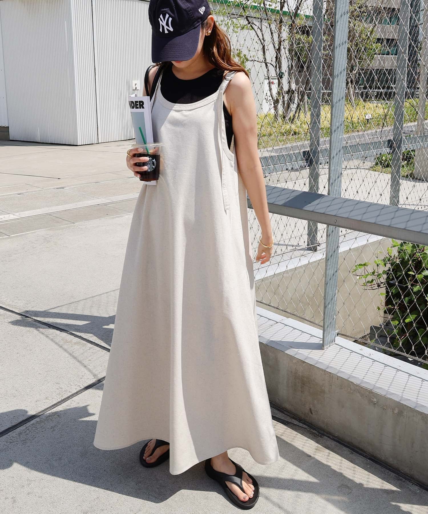 【アンドミー/andme】のリネン混 アメスリ フレア ワンピース 人気、トレンドファッション・服の通販 founy(ファニー) 　ファッション　Fashion　レディースファッション　Fashion for Women　ワンピース　Dresses　アメリカン　American Style　スリーブ　Sleeve, Long Sleeve / Short Sleeve　トレンド　Trend, Trending Now　フレア　Flare, Flared　ポケット　Pocket, Pocket Detail　リネン　Linen, Linen Fabric　おすすめ　Recommended / Our Picks　 other-1|ID: prp329100004900595 ipo3291000000036669294