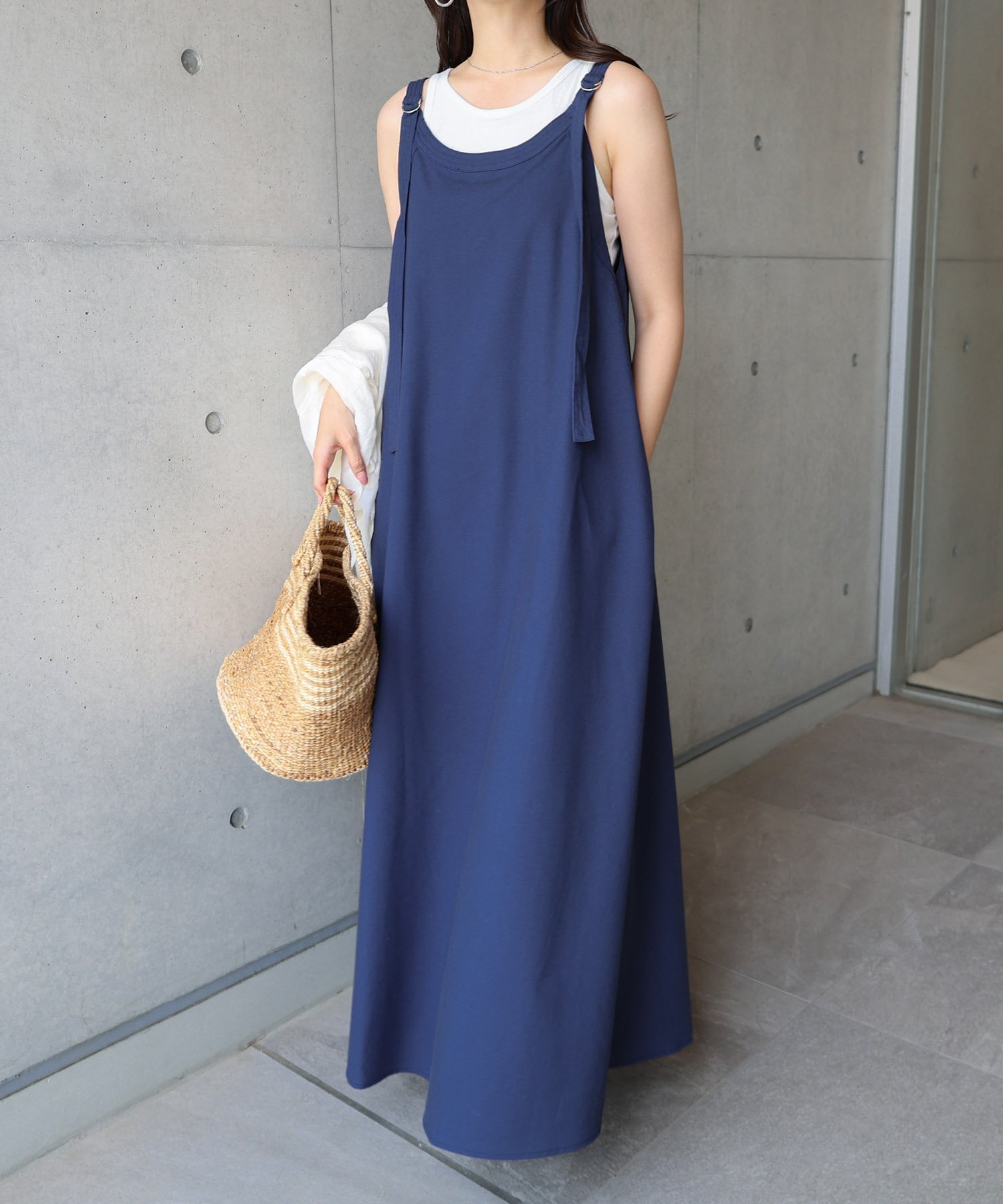 【アンドミー/andme】のリネン混 アメスリ フレア ワンピース インテリア・キッズ・メンズ・レディースファッション・服の通販 founy(ファニー) 　ファッション　Fashion　レディースファッション　Fashion for Women　ワンピース　Dresses　アメリカン　American Style　スリーブ　Sleeve, Long Sleeve / Short Sleeve　トレンド　Trend, Trending Now　フレア　Flare, Flared　ポケット　Pocket, Pocket Detail　リネン　Linen, Linen Fabric　おすすめ　Recommended / Our Picks　ネイビー|ID: prp329100004900595 ipo3291000000036669306