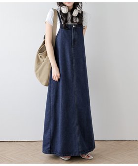 【ラジュール/Lajour】のデニムキャミワンピース 人気、トレンドファッション・服の通販 founy(ファニー) ファッション Fashion レディースファッション Fashion for Women ワンピース Dresses キャミソールワンピース Camisole Dresses スリット Slit, Slit Detail デニム Denim, Jeans Material トレンド Trend, Trending Now |ID:prp329100004900614