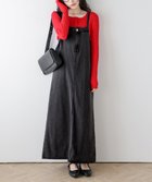 【ラジュール/Lajour】のデニムキャミワンピース 人気、トレンドファッション・服の通販 founy(ファニー) ファッション Fashion レディースファッション Fashion for Women ワンピース Dresses キャミソールワンピース Camisole Dresses スリット Slit, Slit Detail デニム Denim, Jeans Material トレンド Trend, Trending Now thumbnail ウォッシュブラック|ID: prp329100004900614 ipo3291000000036669466