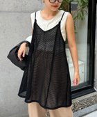 【チャオパニックティピー/CIAOPANIC TYPY】の柄アソートマルチウェイキャミチュニック 人気、トレンドファッション・服の通販 founy(ファニー) ファッション Fashion レディースファッション Fashion for Women トップス・カットソー Cut & Sew Tops キャミソール&ノースリーブ Camisoles & Sleeveless Tops キャミソール Camisole, Spaghetti Strap Top スウェット / スエット Sweatshirt, Sweatwear タンク Tank Top, Sleeveless Top チュニック Tunic, Long Top トレンド Trend, Trending Now レース Lace, Lace Fabric おすすめ Recommended / Our Picks thumbnail ブラック|ID: prp329100004900617 ipo3291000000036669501