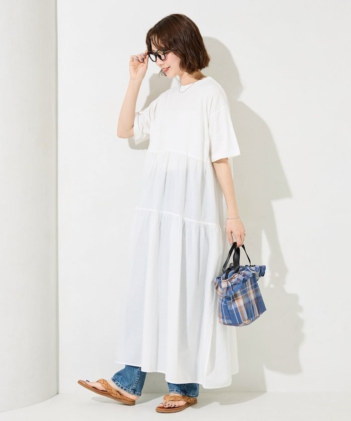 【フリークスストア/FREAK'S STORE】のピグメント加工ティアード切り替えワンピース【限定展開】 人気、トレンドファッション・服の通販 founy(ファニー) 　ファッション　Fashion　レディースファッション　Fashion for Women　ワンピース　Dresses　サンダル　Sandals, Summer Shoes　スニーカー　Sneakers, Trainers　ティアード　Tiered, Tiered Style　ティアードワンピース　Tiered Dress, Flared Dress　デニム　Denim, Jeans Material　フラット　Flat, Flat Shoes　リラックス　Relax, Relaxed Fit　S/S・春夏　SS, Spring/Summer, Warm Season　おすすめ　Recommended / Our Picks　夏　Summer　2026年　2026　 other-1|ID: prp329100004900646 ipo3291000000036669721