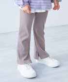 【デビロック/devirock / KIDS】のすらっと脚長 リブフレアパンツ 子供服 キッズ 女の子 ウエストゴム 26SS 人気、トレンドファッション・服の通販 founy(ファニー) ファッション Fashion キッズファッション Fashion for Kids ボトムス Bottoms 春 Spring 秋 Autumn カットソー Cut and Sewn Top スウェット / スエット Sweatshirt, Sweatwear チュニック Tunic, Long Top トレンド Trend, Trending Now 冬 Winter / This Winter おすすめ Recommended / Our Picks 2026年 2026 thumbnail ピンクグレージュ|ID: prp329100004900658 ipo3291000000036669819