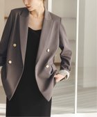 【ノーブル / スピック&スパン/NOBLE / Spick & Span】の《追加・新色・セットアップ対応》フローツイルピークドラペルジャケット 人気、トレンドファッション・服の通販 founy(ファニー) ファッション Fashion レディースファッション Fashion for Women アウター Coat / Outerwear Collection レディースジャケット・軽アウター Jackets エレガント 上品 Elegant ジャケット Jacket, Outerwear ストレッチ Stretch, Stretchy Fabric セットアップ Set-Up, Coordinated Outfit ベーシック Basic, Essential 夏 Summer 定番 Standard, Basic Item 春 Spring S/S・春夏 SS, Spring/Summer, Warm Season thumbnail ブラウン A|ID: prp329100004900710 ipo3291000000036670162