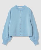 【アナイ/ANAYI】のアソートビジュー釦クルー カーディガン 人気、トレンドファッション・服の通販 founy(ファニー) ファッション Fashion レディースファッション Fashion for Women トップス・カットソー Cut & Sew Tops カーディガン・羽織り Layered Style Cardigans カーディガン Cardigan, Knitwear コンパクト Compact, Small Size ストレッチ Stretch, Stretchy Fabric スマート Smart, Elegant ビジュー Bijou, Jewel-like Accent S/S・春夏 SS, Spring/Summer, Warm Season 再入荷 Restock / Back in Stock 夏 Summer エレガント 上品 Elegant thumbnail blue|ID: prp329100004900735 ipo3291000000036670363