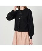 【アナイ/ANAYI】のアソートビジュー釦クルー カーディガン 人気、トレンドファッション・服の通販 founy(ファニー) ファッション Fashion レディースファッション Fashion for Women トップス・カットソー Cut & Sew Tops カーディガン・羽織り Layered Style Cardigans カーディガン Cardigan, Knitwear コンパクト Compact, Small Size ストレッチ Stretch, Stretchy Fabric スマート Smart, Elegant ビジュー Bijou, Jewel-like Accent S/S・春夏 SS, Spring/Summer, Warm Season 再入荷 Restock / Back in Stock 夏 Summer エレガント 上品 Elegant thumbnail black|ID: prp329100004900735 ipo3291000000036670365