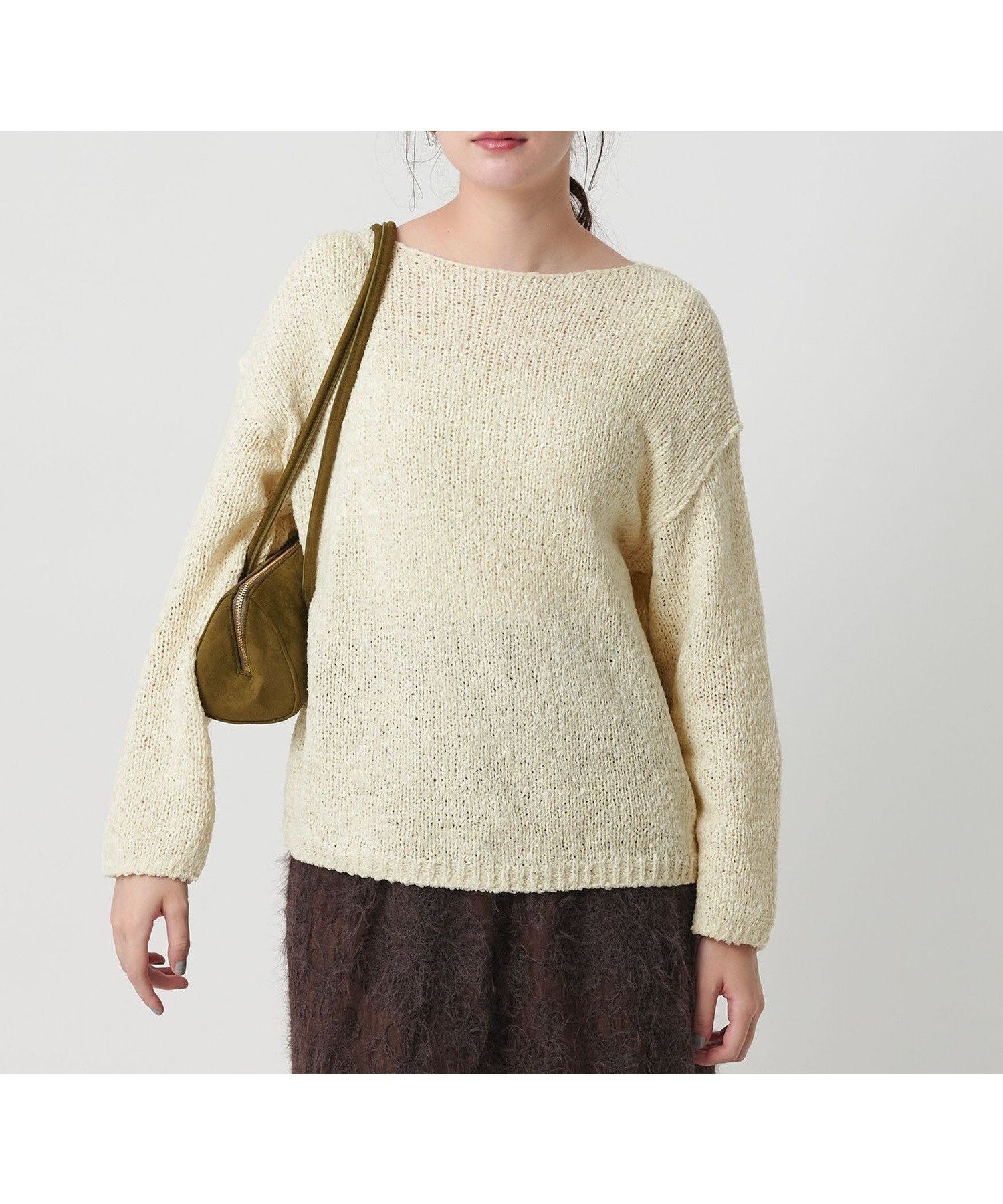 【ビューティ&ユース ユナイテッドアローズ/BEAUTY&YOUTH / UNITED ARROWS】のテープヤーン ニットプルオーバー インテリア・キッズ・メンズ・レディースファッション・服の通販 founy(ファニー) ファッション Fashion レディースファッション Fashion for Women トップス・カットソー Cut & Sew Tops ニット Knit Tops & Sweaters カジュアルプルオーバー・ニットトップス Pullovers & Knit Tops / Casual Pullovers カットソー Cut and Sewn Top キャミソール Camisole, Spaghetti Strap Top フェミニン Feminine, Girly ボトム Bottoms, Lower Wear リラックス Relax, Relaxed Fit ルーズ Loose, Oversized ロング Long, Long-Length おすすめ Recommended / Our Picks OFF WHITE|ID: prp329100004900765 ipo3291000000036670631