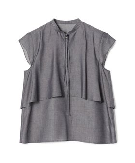 【トゥモローランド/TOMORROWLAND】の【WEB先行 】レーヨンキュプラシャンブレー レイヤードブラウス 人気、トレンドファッション・服の通販 founy(ファニー) ファッション Fashion レディースファッション Fashion for Women トップス・カットソー Cut & Sew Tops シャツ・ブラウス・オフィスカジュアル Elegant Blouses & Button-Ups おすすめ Recommended / Our Picks |ID:prp329100004900780