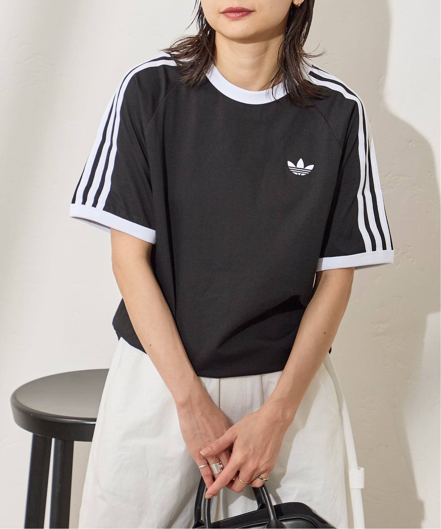 【ジャーナルスタンダード/JOURNAL STANDARD】の《WEB限定》【adidas originals/アディダス オリジナルス】3-STRIPES TEE インテリア・キッズ・メンズ・レディースファッション・服の通販 founy(ファニー) ファッション Fashion レディースファッション Fashion for Women スポーツ Sports, Activewear スマート Smart, Elegant ブラック|ID: prp329100004900804 ipo3291000000036670950