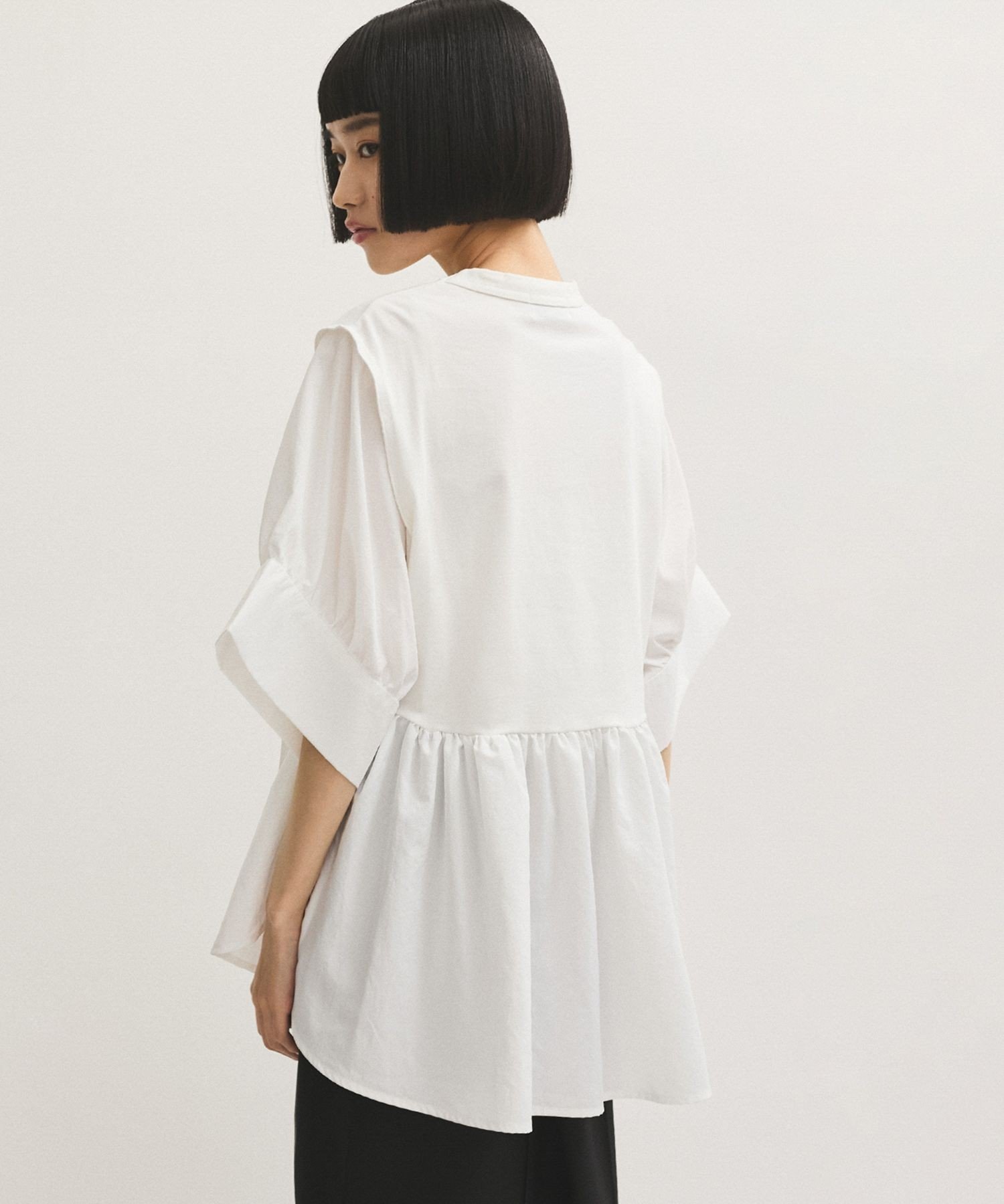 【アダム エ ロペ/ADAM ET ROPE'】の【サステナブル】バウンスカフスプルオーバー 人気、トレンドファッション・服の通販 founy(ファニー) ファッション Fashion レディースファッション Fashion for Women トップス・カットソー Cut & Sew Tops カジュアルプルオーバー・ニットトップス Pullovers & Knit Tops / Casual Pullovers ヴィンテージ Vintage Style カフス Cuff Design カーゴパンツ Cargo Pants, Utility Pants サンダル Sandals, Summer Shoes スラックス Slacks, Dress Pants タイトスカート Pencil Skirt, Tight Skirt タフタ Taffeta, Structured Fabric デニム Denim, Jeans Material 定番 Standard, Basic Item 人気 Popular, Best Seller フェミニン Feminine, Girly ベーシック Basic, Essential ペプラム Peplum, Flared Hem おすすめ Recommended / Our Picks 2026年 2026 other-1|ID: prp329100004900816 ipo3291000000036671045