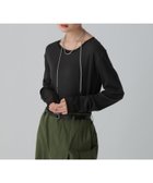 【レプシィム ローリーズファーム/LEPSIM LOWRYS FARM】の針抜きテレコインナー 人気、トレンドファッション・服の通販 founy(ファニー) ファッション Fashion レディースファッション Fashion for Women インナー Innerwear シアー Sheer, See-Through スウェット / スエット Sweatshirt, Sweatwear チュール Tulip, Tulip Motif テレコ Ribbed, Rib Stitch トレンド Trend, Trending Now ベーシック Basic, Essential thumbnail チャコールグレー18|ID: prp329100004900821 ipo3291000000036671122