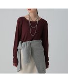 【レプシィム ローリーズファーム/LEPSIM LOWRYS FARM】の針抜きテレコインナー 人気、トレンドファッション・服の通販 founy(ファニー) ファッション Fashion レディースファッション Fashion for Women インナー Innerwear シアー Sheer, See-Through スウェット / スエット Sweatshirt, Sweatwear チュール Tulip, Tulip Motif テレコ Ribbed, Rib Stitch トレンド Trend, Trending Now ベーシック Basic, Essential thumbnail ブラウン58|ID: prp329100004900821 ipo3291000000036671127