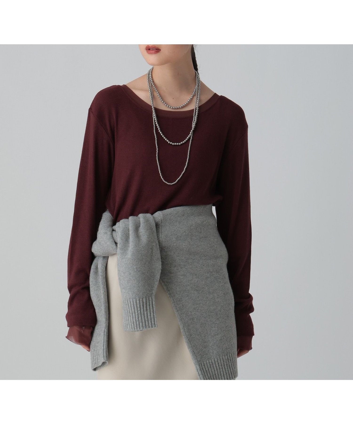 【レプシィム ローリーズファーム/LEPSIM LOWRYS FARM】の針抜きテレコインナー インテリア・キッズ・メンズ・レディースファッション・服の通販 founy(ファニー) ファッション Fashion レディースファッション Fashion for Women インナー Innerwear シアー Sheer, See-Through スウェット / スエット Sweatshirt, Sweatwear チュール Tulip, Tulip Motif テレコ Ribbed, Rib Stitch トレンド Trend, Trending Now ベーシック Basic, Essential ブラウン58|ID: prp329100004900821 ipo3291000000036671127